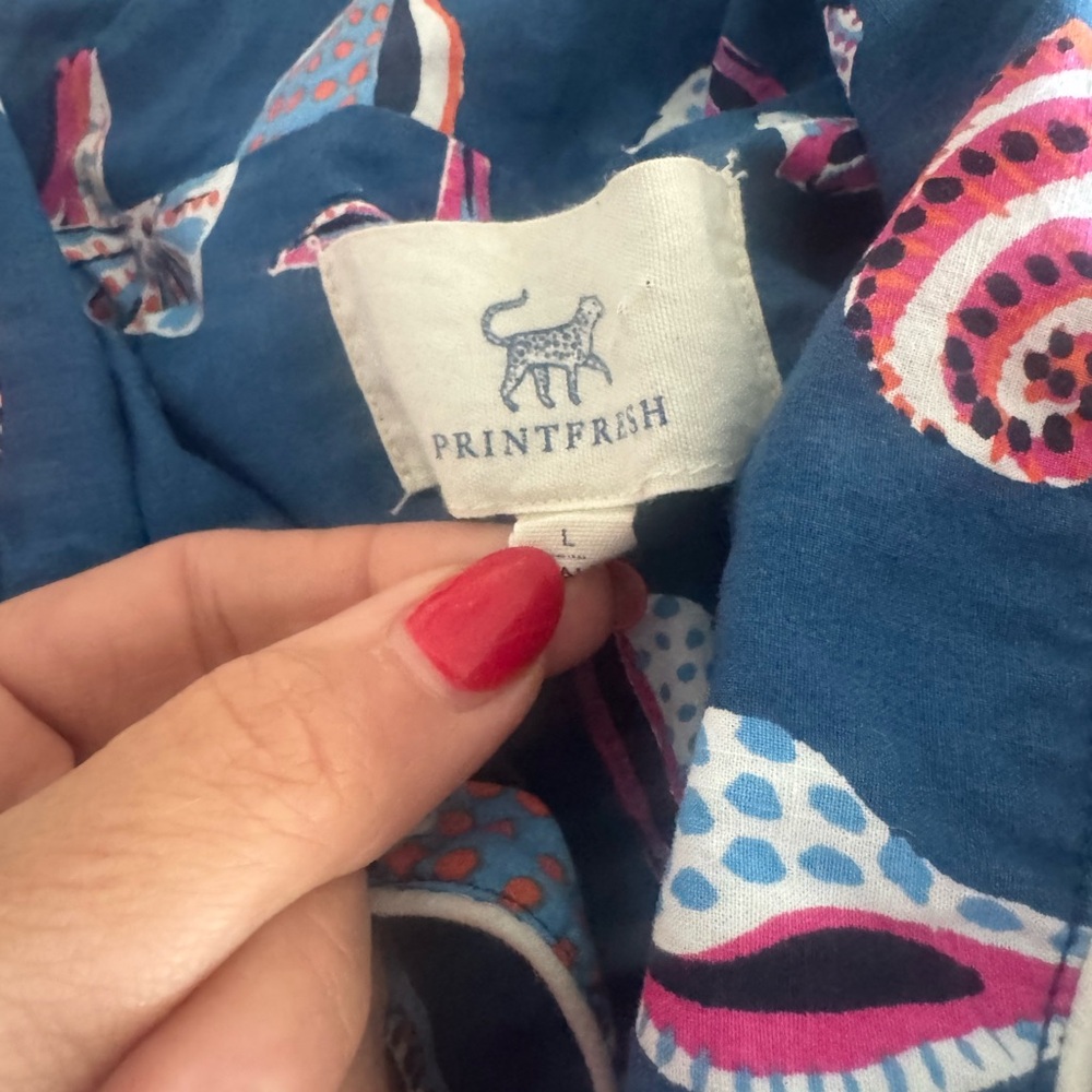 Printfresh Blue Seashell Pajama Set - image 2